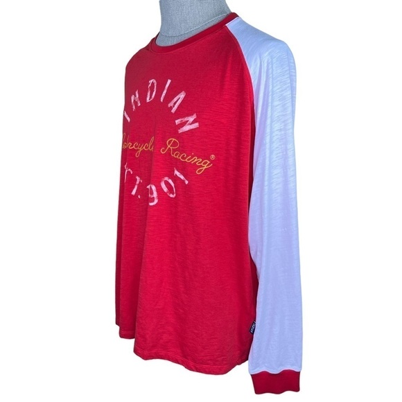 INDIAN Motorcycle Quality Clothing Long Sleeve Motocross Tee w/Stitched Logo 2XL - Picture 16 of 16